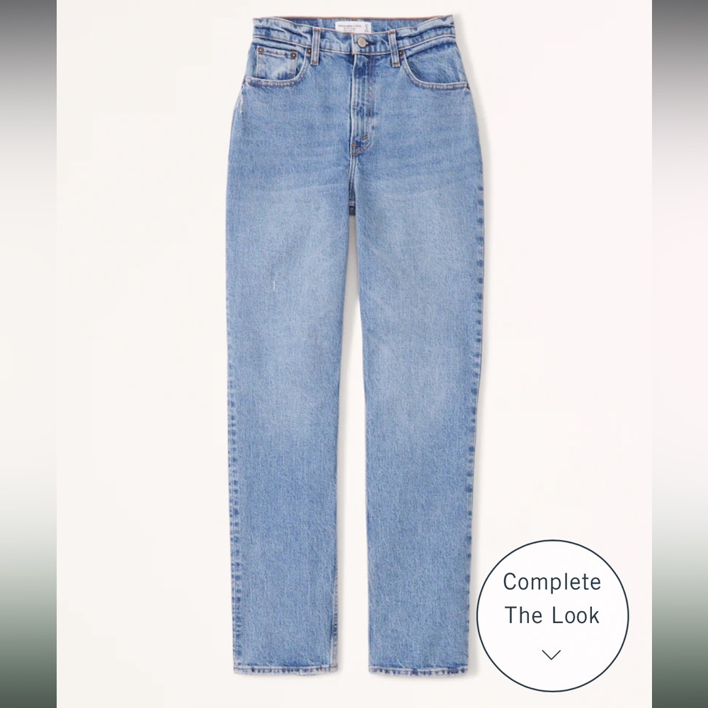 A&F Ultra high rise 90s straight